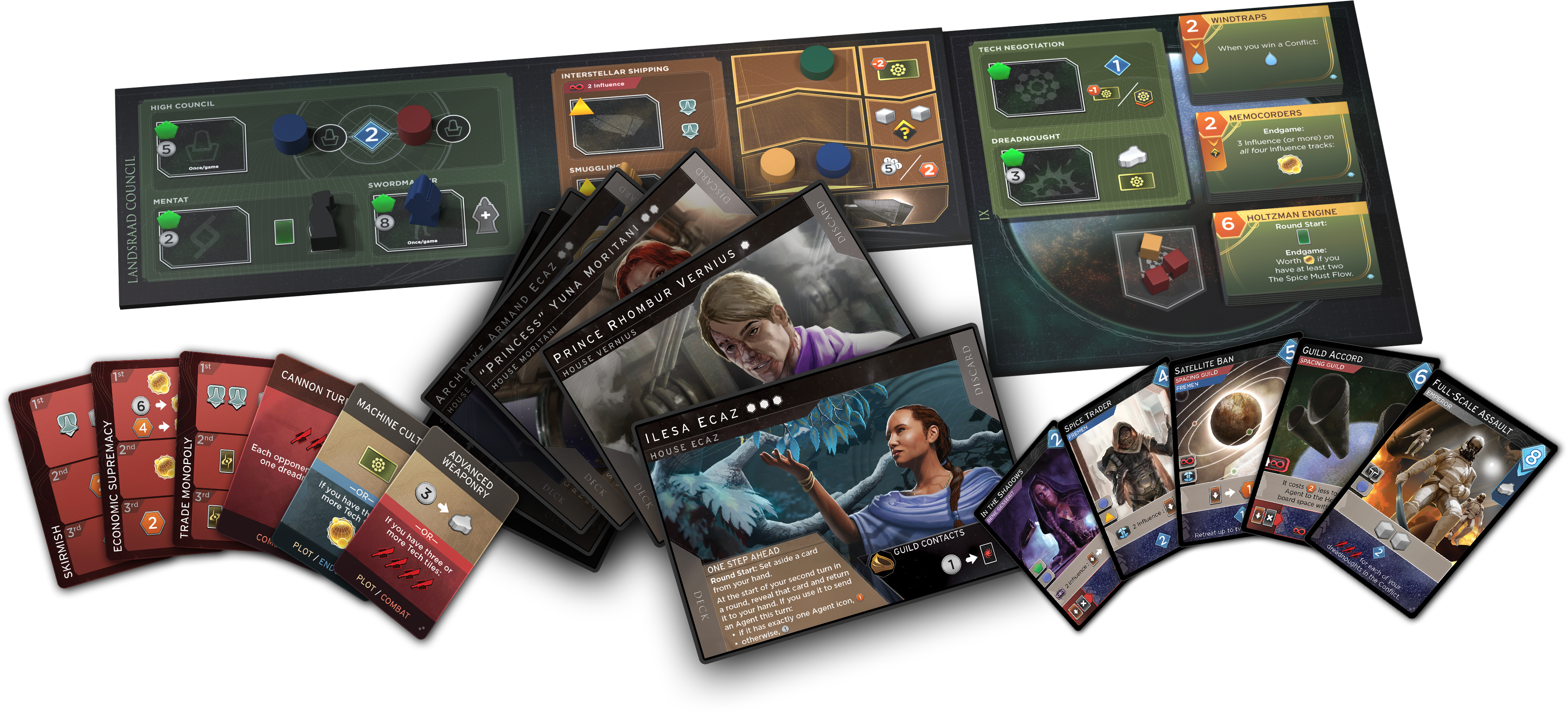 Dune: Imperium Rise of Ix Expansion Contents and Components