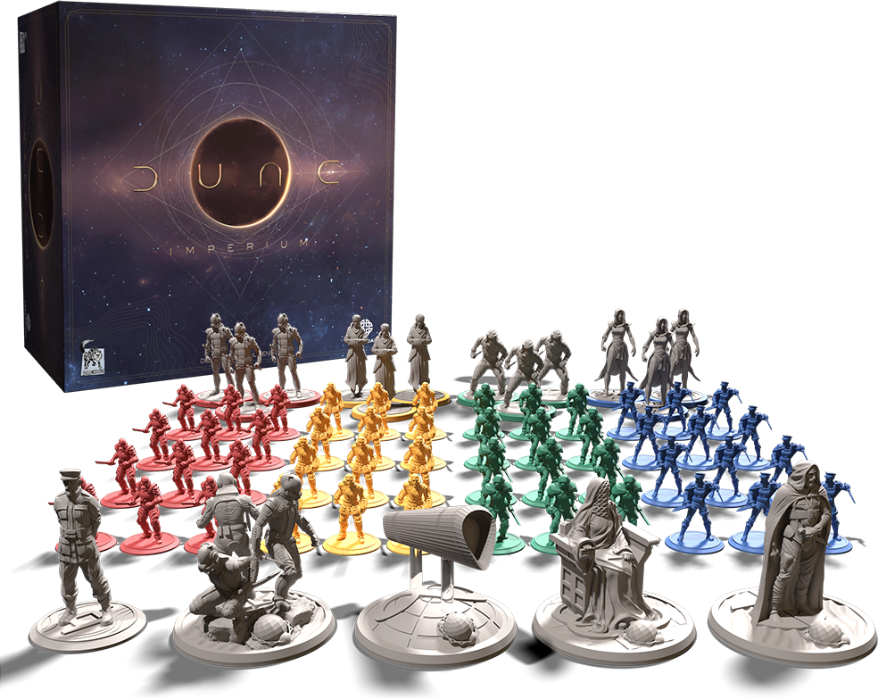 Dune: Imperium Deluxe Upgrade Pack Contents and Components